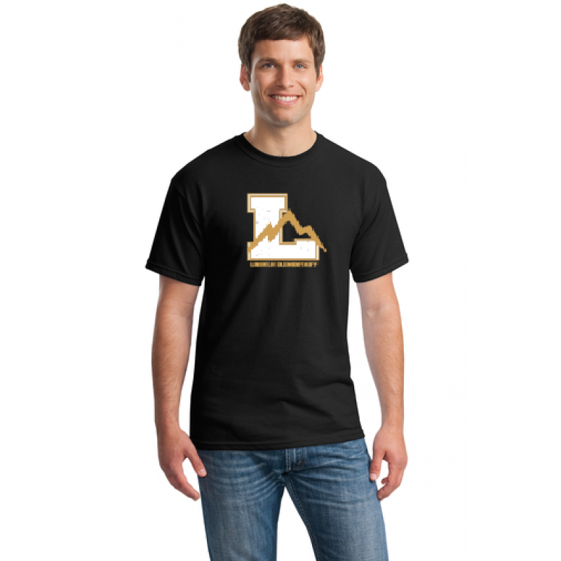 Lincoln Full Front Adult Short Sleeve Core Cotton Tee