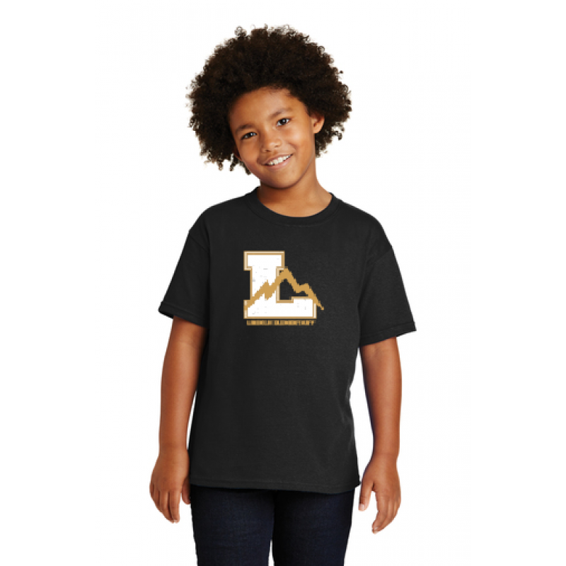 Lincoln Full Front Youth Short Sleeve Core Cotton Tee