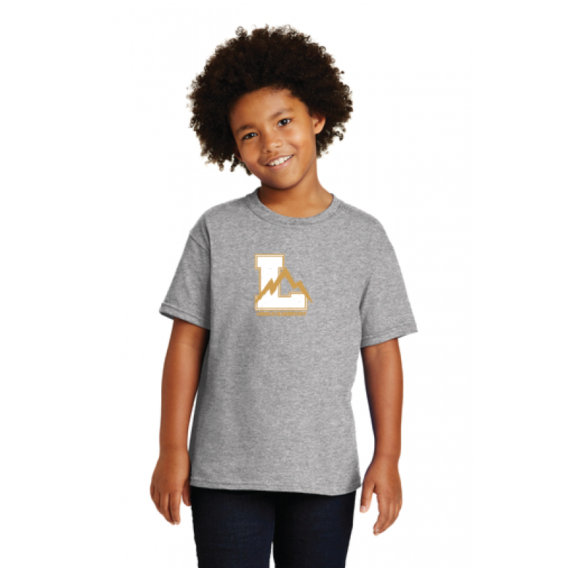 Lincoln Full Front Youth Short Sleeve Core Cotton Tee